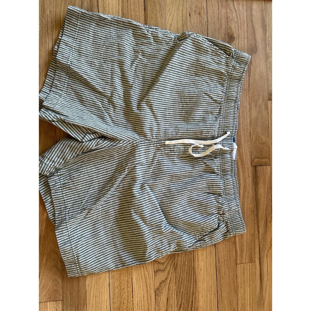Old Navy Black and White Striped Women Shorts